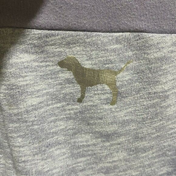 PINK Womens Sweatshirt Light Purple 1/4 Zip Mock Neck Love Pink XS - Picture 5 of 5